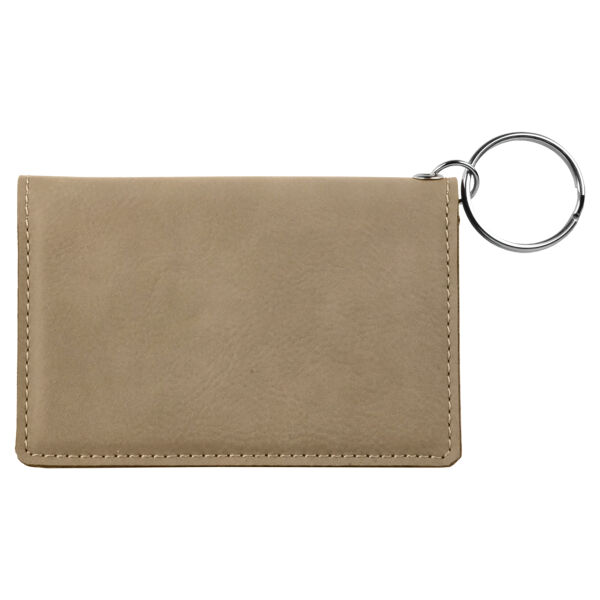 Laserable Leatherette Keychain/ID Holder Thumbnail